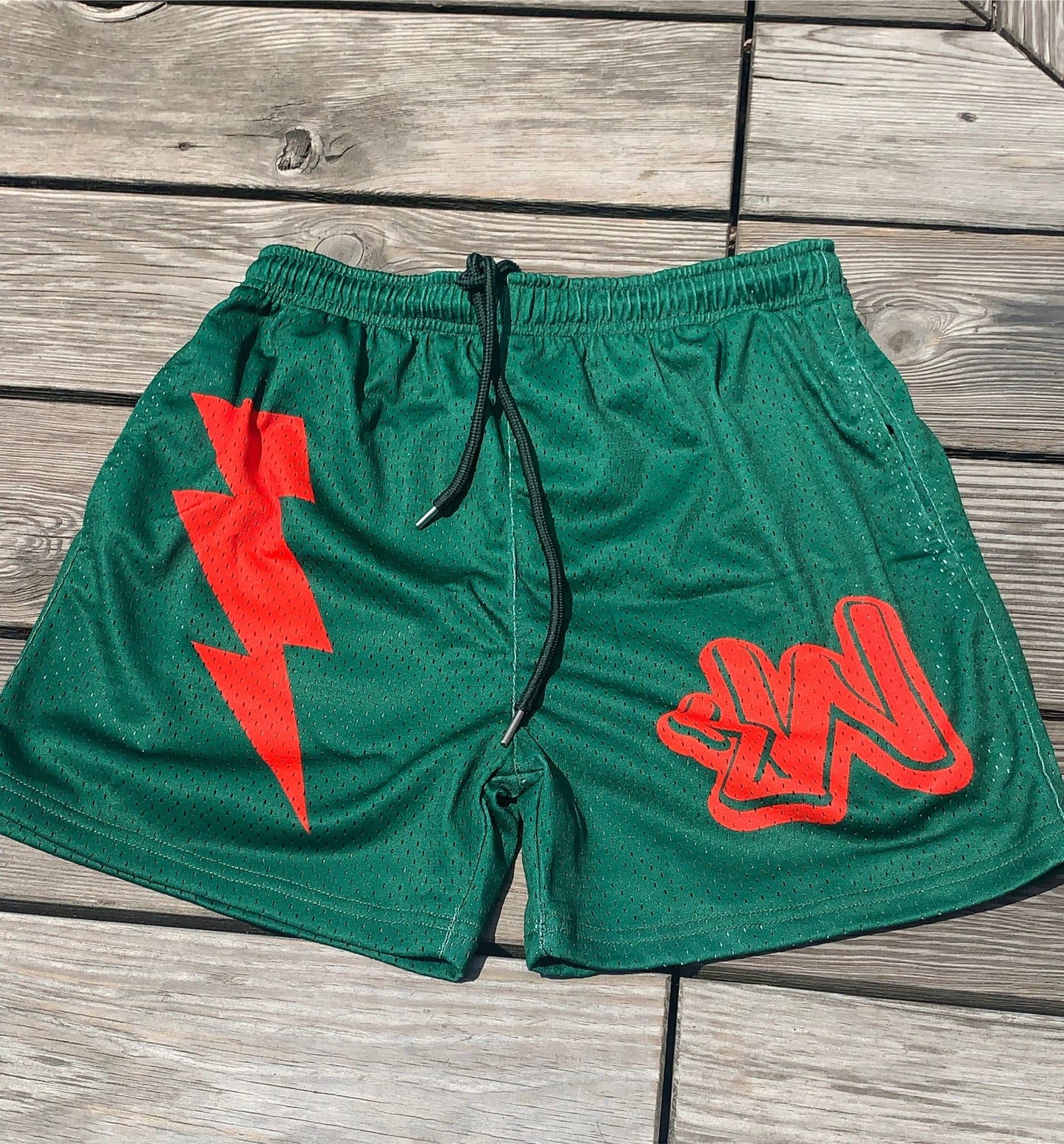 Sonic Green Bolt shorts